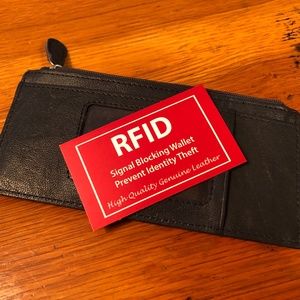 Slim RFDI Leather Wallet